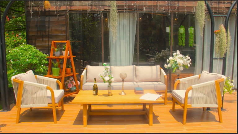 WOODEN SOFA OUTDOOR (VFD230013)