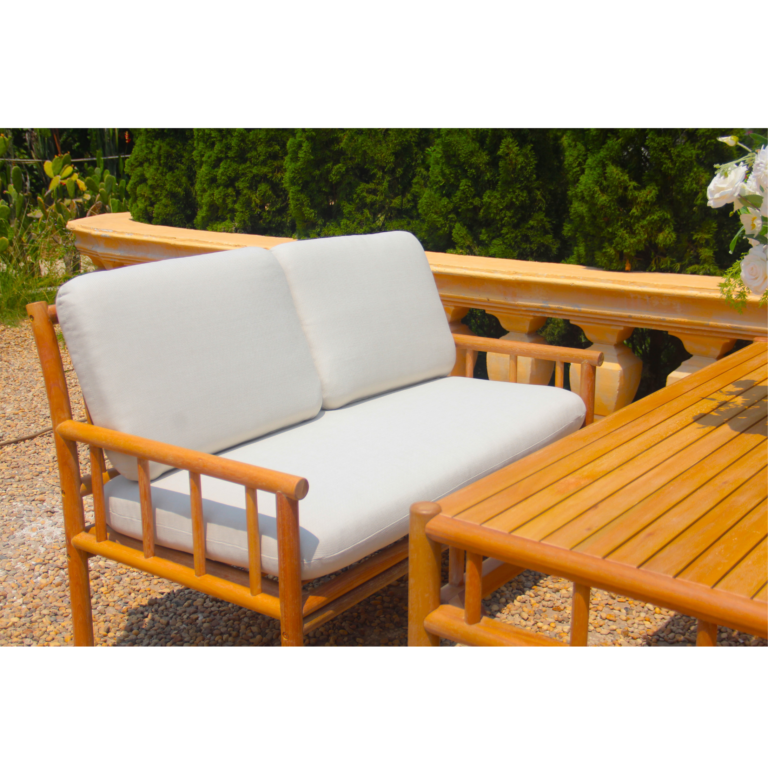 Spacious Eucalyptus Double Chair 2C240001 – Premium Quality for Export